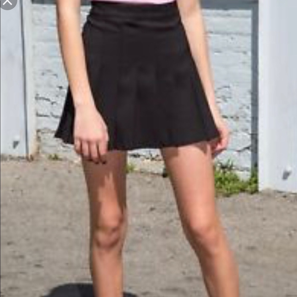 brandy pleated skirt